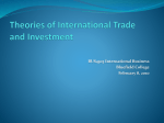 International Business Trade Theories - MyBC
