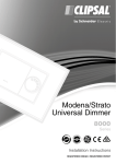 F2322/01 - Modena/Strato Universal Dimmer 8000 Series