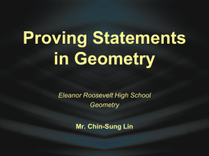 Geometry - Eleanor Roosevelt High School