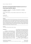 Derivation of Sonograph Quality Parameters by the Use of Point