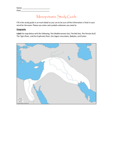 Mesopotamia Study Guide