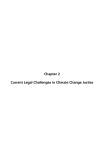 Chapter 2 Current Legal Challenges in Climate Change Justice