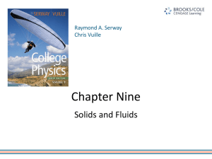 Rooney AP Physics - Ch 9 Solids and Fluids