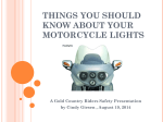 things you should know about your motorcycle lights