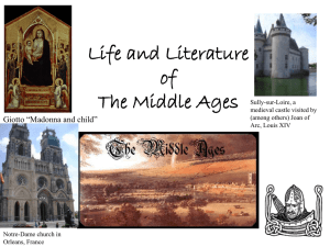 Middle Ages PowerPoint - British Literature and Composition Becky