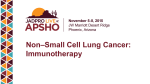 Non–Small Cell Lung Cancer: Immunotherapy