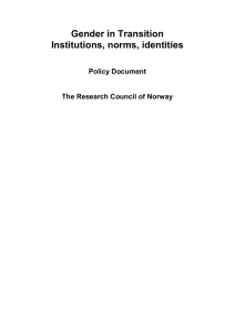 1.4 The policy document