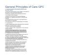 General Principles of Care GPC File