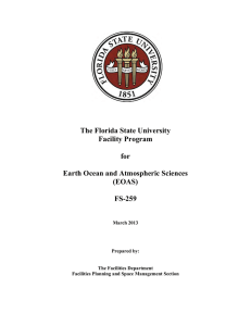 The Florida State University Facility Program for Earth Ocean and