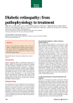 Diabetic retinopathy: from pathophysiology to treatment