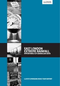 East London Extreme Rainfall