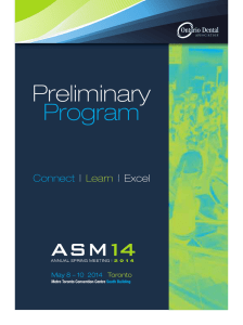 ASM14 Preliminary Guide