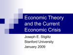 Economic Theory and the Current Economic Crisis