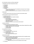 7.E.1 Earth Systems, Structures, and Process Study Guide 1.1