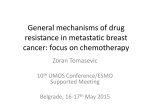 General mechanisms of drug resistance in metastatic breast cancer