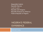 Nigeria - Forum of Federations