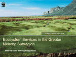 GMS Ecosystem Services Summary (InVEST Work week