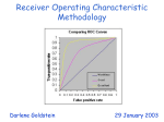 Receiver Operating Characteristic Methodology