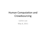 Human Computation and Crowdsroucing