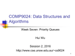 COMP9024: Data Structures and Algorithms