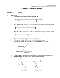 I. Basic Terms - ArtMathOnline