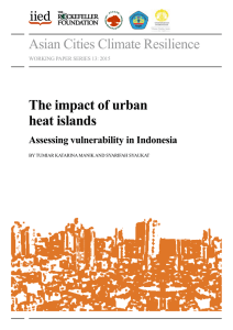 The impact of urban heat islands: assessing vulnerability in