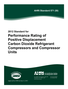 Performance Rating of Positive Displacement Carbon