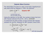 Salpeter Mass Function