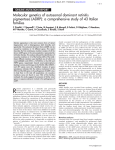 Molecular genetics of autosomal dominant retinitis pigmentosa