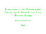 Investments and Environmental Protection in Rwanda