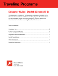 Educator Guide: Starlab (Grades K-2)