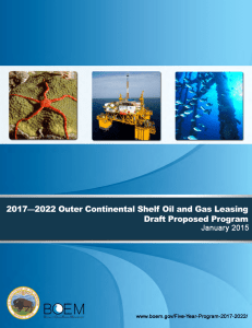 2017-2022 OCS Oil and Gas Leasing Draft Proposed Program