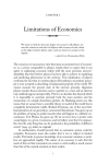 Limitations of Economics - The University of Michigan Press