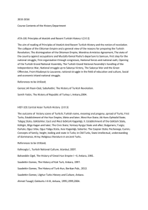 2015-2016 Course Contents of the History Department ATA