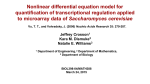 Nonlinear differential equation model for