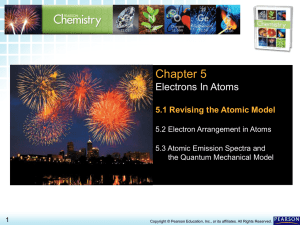 5.1 Revising the Atomic Model