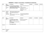 Chapter 1 Lesson Plans