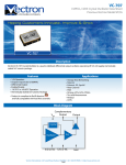 Product Data Sheet - Vectron International