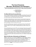 Microbes, Biohazards and Pathogens