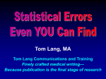 20 Statistical Errors Even YOU Can Find