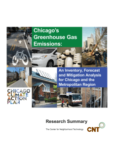 Chicago`s Greenhouse Gas Emissions
