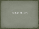 Roman History - World-Cultures