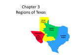 Chapter 3 Regions of Texas