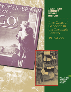 Five Cases of Genocide in the Twentieth Century 1915-1995