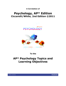 Psychology, AP* Edition