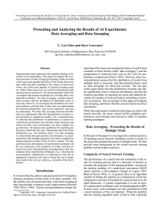 Data Averaging and Data Snooping