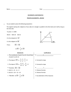 Name : Date : SECONDARY 4 MATHEMATICS PROOFS IN