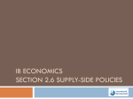 IB Economics Section 2.6 Supply
