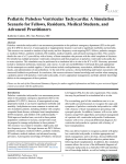 Pediatric Pulseless Ventricular Tachycardia