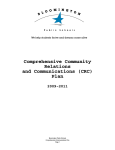 Comprehensive Community Relations and Communications (CRC